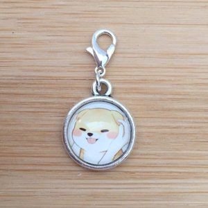 Planner charm Shiba Inu Glass Cabochon